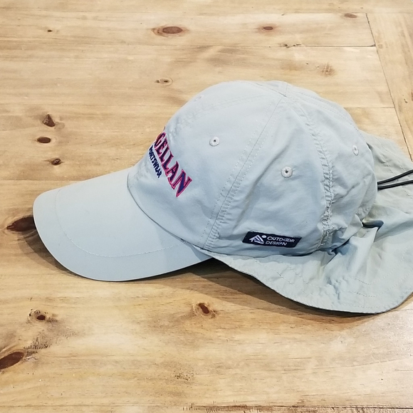 Magellan Sportswear Fishing Hat One Size Adjustable Neck Flap Fish Outdoor Sun - Picture 2 of 8